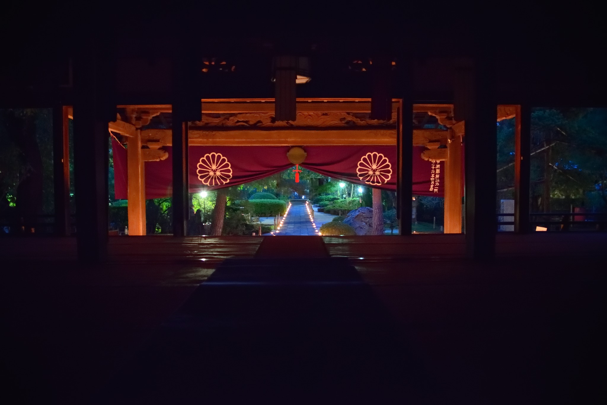 川越 中院 法灯花