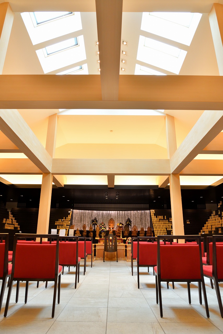 川越 中院 薬師堂（納骨堂）の内装（内部）